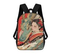 sinyumoney Whispers of The Dragon Mochilas De 17 Pulgadas Para Niños, Mochilas Escolares Impresas En 3D Para Estudiantes De Primaria Y Secundaria, Para Niños Y Niñas.