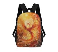 sinyumoney White Cockatoo in Golden Light Mochila Escolar, Mochila Casual, Bolsa De Trabajo Y Viaje Para Hombres, Mujeres Y Adolescentes, Phoenix Rising, 17"