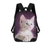 sinyumoney White Cute Mochilas Infantiles Mochila Escolar Impresa En 3D Para Niños Mochilas De Viaje Bolsas Para Libros Para Niños 17inch Mochila Escolar