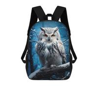 sinyumoney White Owl And Snow Mochila Escolar, Mochila Informal, Mochila De Día, Mochila Escolar, De Trabajo Y De Viaje Para Hombres, Mujeres Y Adolescentes. 17inch