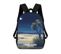 sinyumoney White Sands National Park Mochila Escolar Mochilas Escolares Para Niñas Y Niños Mochila Con Bolsillo Mochila Escolar De Moda Mochila Infantil 17inch