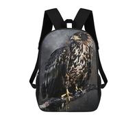 sinyumoney White Tailed Eagle Mochilas Para Niños Mochila Escolar De Moda Mochila Escolar Impresa En 3D Para Niños Estudiantes De Primaria Y Secundaria 17inch