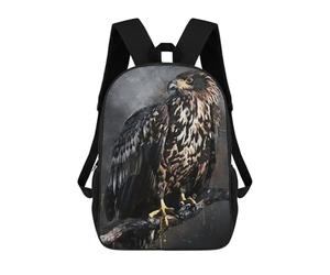 sinyumoney White Tailed Eagle Mochilas Para Niños Mochila Escolar De Moda Mochila Escolar Impresa En 3D Para Niños Estudiantes De Primaria Y Secundaria 17inch