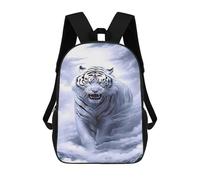 sinyumoney White Tiger in Clouds Mochila Escolar Para Niños Mochila Escolar Impresa En 3D Mochila Escolar De Moda Para Niños De Primaria Y Secundaria 17inch