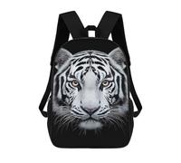 sinyumoney White Tiger Portrait Mochilas Escolares, De Viaje Y Universitarias Para La Escuela/trabajo/viajes 17inch