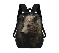 sinyumoney Wild Boar Darling Mochila Mochila Informal Mochila De Día Para La Escuela, El Trabajo Y Los Viajes 17inch