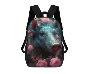 sinyumoney Wild Boar Enchanted Castle Mochila Ligera Informal Para El Día A Día, Ideal Para La Escuela, Viajes, Trabajo Y Uso Diario 17inch