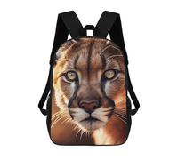 sinyumoney Wild Cat Close-Up Mochila Infantil, Mochila Escolar De Gran Capacidad Para Estudiantes, Mochila Para Libros, Mochila Para Niños, Niñas, Adultos Y Adolescentes 17inch