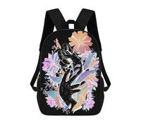 sinyumoney Wild Color Flower Bouquet Mochila Escolar, Mochila De Viaje, Mochila Universitaria, Mochilas Para El Campus, Actividades Al Aire Libre, Viajes Y Deportes 17inch