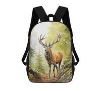 sinyumoney Wild Deer Mochilas Impresas En 3D Para Niños, Mochila Escolar, Mochila De Moda Para Niños De Primaria Y Secundaria 17inch