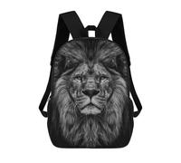sinyumoney Wild Lion Head Mochilas Infantiles Mochila Escolar Impresa En 3D Para Niños Mochilas De Viaje Bolsas Para Libros Para Niños 17inch Mochila Escolar