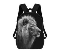 sinyumoney Wild Lion Poster Mochilas Escolares Mochilas Informales Mochilas De Día Bolsa Escolar Para Trabajo Y Viajes Para El Campus Viajes Al Aire Libre Deportes 17inch