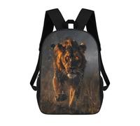sinyumoney Wild Lion Roar Mochilas Escolares Para La Escuela Secundaria, Preparatoria, Universidad Y Viajes Para Niños/niñas/adolescentes 17inch