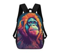 sinyumoney Wild Nature Animal WPAP Mochila Escolar Impresa En 3D Mochilas Informales Para Niños Mochila Escolar Impresa En 3D Para Niños De Primaria Y Secundaria 17inch