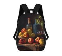 sinyumoney Wild Nature Mochila Niño Niña 3D, Bolsa De Escuela, Mochila Para Niños Pequeños, Mochila Casual, Bolsa De Libros De Moda, Francia Kitchen Vibes, 17"