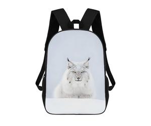 sinyumoney Wild Snow Lynx Spirit Cat Mochilas Infantiles Impresas En 3D Para Niños, Mochilas Escolares De Moda, Mochilas De Viaje, Mochilas Escolares Para Niños De Primaria 17inch