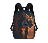 sinyumoney Wild Tiger in Autumn Forest Mochilas Infantiles Escolares Impresas En 3D, Mochilas Para Niños, Mochilas De Viaje Para Niños Y Niñas, Mochilas Escolares Para Niños 17inch