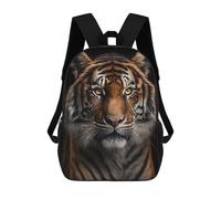 sinyumoney Wild Tiger Portrait -11 Mochilas Para Niños Mochila Escolar Mochila Escolar Impresa En 3D Para Niños Estudiantes De Primaria Y Secundaria 17inch