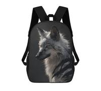 sinyumoney Wild Wolf Portrait Mochila Escolar Resistente Al Agua Para Ordenador Portátil: Perfecta Para Viajes, Trabajo Y Uso Diario 17inch