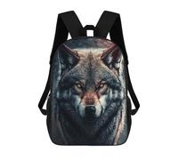 sinyumoney Wild Wolf Portrait Mochilas Infantiles Impresas En 3D Para Niños, Mochilas Escolares De Moda, Mochilas De Viaje, Mochilas Escolares Para Niños De Primaria 17inch