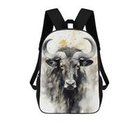 sinyumoney Wildebeest Beauty Art Mochila Escolar Mochila Para Niños Impresa En 3D Mochilas Infantiles Para Niños Y Niñas Mochilas Escolares Mochilas De Viaje Para Niños 17inch