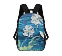 sinyumoney Wildflower Field in Bloom Mochila Impresa En 3D Para Niños, Mochila Escolar, Mochilas De Viaje Para Niños, Bolsas De Libros De Alta Capacidad, Mochila Infantil 17inch