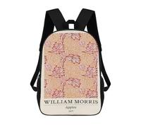 sinyumoney William Morris Apples Botanical Mochilas Para Niños 17inch Mochila Escolar Mochila Escolar Impresa En 3D Para Niños De Primaria Y Secundaria