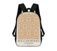 sinyumoney William Morris Golden Bough Floral Mochila De Viaje Para La Universidad, Mochilas Para El Campus, Viajes Al Aire Libre Y Deportes 17inch