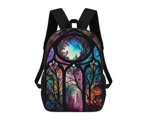 sinyumoney Window Into The World Mochila Ligera Para Aeropuerto, Estudiantes Universitarios, Niñas, Niños Y Adolescentes 17inch