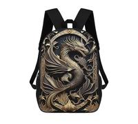 sinyumoney Winged Dragon King Mochila De Viaje Para La Universidad, Mochilas Para El Campus, Viajes Al Aire Libre Y Deportes 17inch