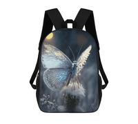 sinyumoney Winter Butterfly Fantasy-2 Mochila Escolar Infantil Impresa En 3D Para Niños, Mochilas De Viaje De Alta Capacidad, Bolsas Para Libros, Mochila Escolar Infantil 17inch