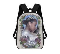 sinyumoney Winter Fantasy Floral Art Print Mochila Escolar Para Institutos De Secundaria Mochila Informal - Perfecta Para Viajes, Trabajo Y Uso Diario 17inch