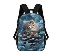 sinyumoney Winter Squirrel Resting Mochilas Escolares Para Ordenador, Ideales Para El Colegio/trabajo/viajes, Acampadas, Aventuras Al Aire Libre Y Viajes Diarios 17inch