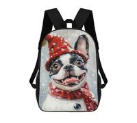 sinyumoney Winter Wonderland Dog-5 Mochila Escolar Infantil De 17 Pulgadas Con Estampado 3D, Mochila Moderna Para Niños, Mochilas De Viaje, Bolsas Para Libros, Mochila Escolar Infantil