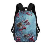 sinyumoney Winter Wonderland Pine Branches Mochilas Escolares Para La Escuela Secundaria, Preparatoria, Universidad Y Viajes Para Niños/niñas/adolescentes 17inch