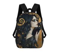 sinyumoney Witch And Whimsical Cat Mochila Ligera Para Aeropuerto, Estudiantes Universitarios, Niñas, Niños Y Adolescentes 17inch