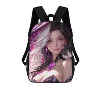 sinyumoney Witch with Cat Earrings Mochilas Infantiles Impresas En 3D De 17 Pulgadas. Mochila Escolar Informal Impresa En 3D Para Niños De Primaria Y Secundaria.