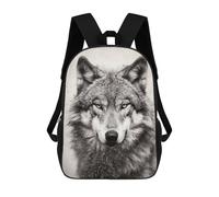sinyumoney Wolf Animals Mochila Escolar Para Niños, Mochila Escolar Impresa En 3D Para Estudiantes De Primaria Y Secundaria 17inch