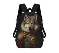 sinyumoney Wolf European Kings Mochilas Escolares Mochilas Escolares De Secundaria Mochila Informal Para El Campus Viajes Al Aire Libre Deportes 17inch
