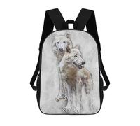 sinyumoney Wolf Family Mochila De Viaje Resistente Al Agua, Mochila Para Computadora Portátil Para Campus, Viajes Al Aire Libre Y Deportes 17inch
