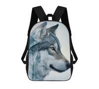 sinyumoney Wolf Husky Dog Mochila Escolar, Bolso De Negocios, Bolso Para Portátil Resistente Para Niños/niñas/adolescentes 17inch