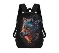 sinyumoney Wolf Mochila Infantil De 17 Pulgadas, Mochila Escolar Con Estampado 3D De Dibujos Animados Para Niños Y Adolescentes.