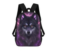 sinyumoney Wolf Portrait Mochila, Mochila Infantil, Mochila Escolar Para Estudiantes, Mochila Para Libros, Mochila Escolar Impresa En 3D Para Niños Y Niñas 17inch