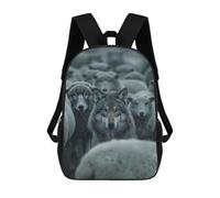 sinyumoney Wolf Sheep Creative Mochilas Para Niños, Mochilas Escolares Personalizadas En 3D Para Niños Y Niñas, Mochilas Escolares Grandes, Mochilas Informales Para El Día A Día 17inch