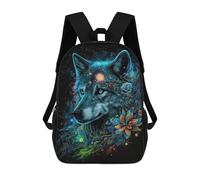 sinyumoney Wolf Spirit Art Print-1 Mochila Escolar Infantil De 17 Pulgadas Con Estampado 3D, Mochila Moderna Para Niños, Mochilas De Viaje, Bolsas Para Libros, Mochila Escolar Infantil