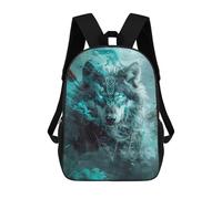 sinyumoney Wolf Spirit Art Print-16 Mochilas Infantiles Mochila Escolar Impresa En 3D Para Niños Mochilas De Viaje Bolsas Para Libros Para Niños 17inch Mochila Escolar