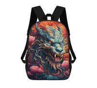 sinyumoney Wolf Spirit Art Print Mochila Escolar Ligera Para Aeropuerto Y Universidad Para Niñas Y Adolescentes 17inch