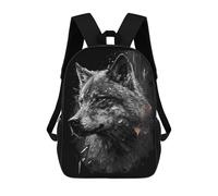 sinyumoney Wolf Sunglases Mochila Escolar Infantil De 17 Pulgadas Con Estampado 3D De Películas De Anime Para Niños, Mochila De Viaje, Mochila Escolar Infantil