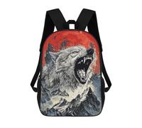 sinyumoney Wolf Wild Nature Mochilas Escolares Para Ordenador Para El Colegio/trabajo/viajes Para Niñas, Niños Y Adolescentes 17inch