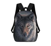 sinyumoney Wolf's Gaze Wild Eyes -1 Mochila Escolar Infantil Impresa En 3D Para Niños, Mochilas De Viaje De Alta Capacidad, Bolsas Para Libros, Mochila Escolar Infantil 17inch
